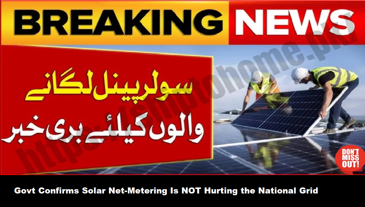 Govt Confirms Solar Net-Metering Is NOT Hurting the National Grid