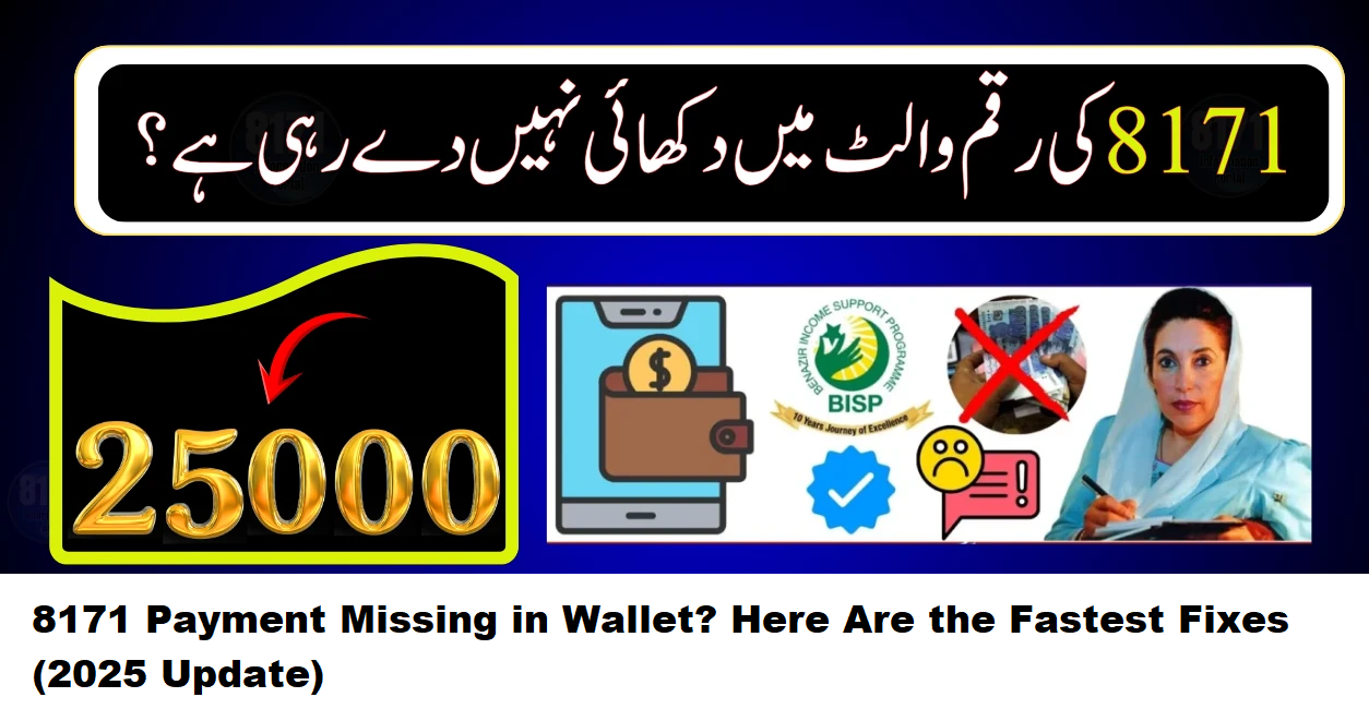 8171 Payment Missing in Wallet? Here Are the Fastest Fixes (2025 Update)